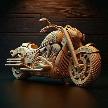 3D model Yamaha XVS1300CU (STL)